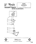MOTOR AND DRIVE, LIT/OPTIONAL Diagram and Parts List for TU8100XTP3  Whirlpool Trash Compactor