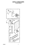 INSTALLATION Diagram and Parts List for ACQ062XA0  Whirlpool Air Conditioner