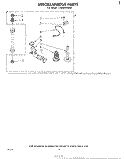 MISCELLANEOUS, LITERATURE AND OPTIONAL Diagram and Parts List for LA6400XKW0  Whirlpool Washer
