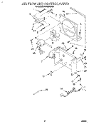 AIR FLOW AND CONTROL Diagram and Parts List for BPDH2500AS0  KitchenAid Dehumidifier