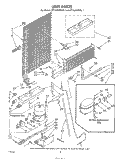 UNIT Diagram and Parts List for ET18JKXRWR1  Whirlpool Refrigerator