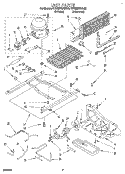 UNIT Diagram and Parts List for KTHS20KBWH00  KitchenAid Refrigerator