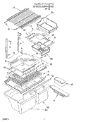 SHELF, OPTIONAL Diagram and Parts List for 3VET19GMFW03  Whirlpool Refrigerator