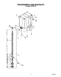 POWERSCREW AND RAM Diagram and Parts List for TC8750XYP3  Whirlpool Trash Compactor