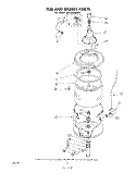 TUB AND BASKET Diagram and Parts List for 9CFA2000W6  Whirlpool Washer