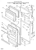 Part Location Diagram of 2191098 Whirlpool PANEL-EXT