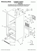 Part Location Diagram of 12827964 Whirlpool Tech Sheet