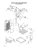 LOWER UNIT AND TUBE Diagram and Parts List for KSSS36DWX00  KitchenAid Refrigerator