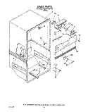 LINER Diagram and Parts List for EB22RKXXW00  Whirlpool Refrigerator