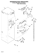 REFRIGERATOR LINER PARTS Diagram and Parts List for KSSS48FMX00  KitchenAid Refrigerator