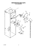 REFRIGERATOR LINER Diagram and Parts List for KSSS48DAW01  KitchenAid Refrigerator