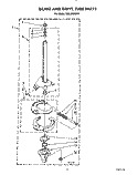 BRAKE AND DRIVE TUBE Diagram and Parts List for TAWL680WW1  Estate Washer