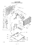 SECTION Diagram and Parts List for AHFW0820  Whirlpool Air Conditioner