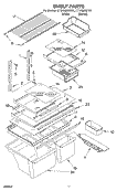 SHELF, OPTIONAL Diagram and Parts List for ET18GMXHW01  Whirlpool Refrigerator