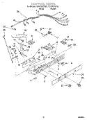 CONTROL Diagram and Parts List for 7GD27DFXFT01  Whirlpool Refrigerator