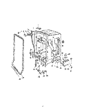 TUB Diagram and Parts List for 8515L00  Roper Dishwasher