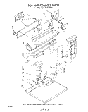 SECTION Diagram and Parts List for GLE7900XMW2  Whirlpool Dryer