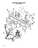 CONTROL PANEL, LIT/OPTIONAL Diagram and Parts List for KUDM22HT0  KitchenAid Dishwasher