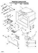 FREEZER LINER PARTS Diagram and Parts List for KBFA20ERWH00  KitchenAid Refrigerator