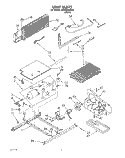 UNIT Diagram and Parts List for 3HKGN500000  Whirlpool Refrigerator