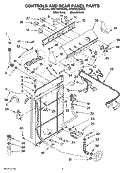 Part Location Diagram of WPW10034390 Whirlpool Knob