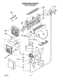 Part Location Diagram of LIT2002160 Whirlpool Service & Wiring Sheet
