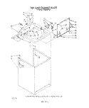 TOP AND CABINET , LITERATURE AND OPTIONAL Diagram and Parts List for LA6888XTG0  Whirlpool Washer