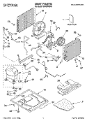 UNIT PARTS Diagram and Parts List for CAR30WCR0  Crosley Air Conditioner
