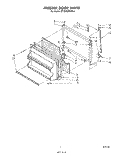 FREEZER DOOR Diagram and Parts List for ET18NKXRWR4  Whirlpool Refrigerator