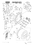 SECTION Diagram and Parts List for REC3622BL0  Roper Dryer
