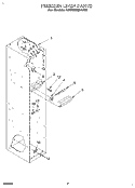 FREEZER LINER Diagram and Parts List for KSSS36MAX05  KitchenAid Refrigerator