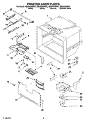 FREEZER LINER PARTS Diagram and Parts List for GB2SHDXPQ01  Whirlpool Refrigerator