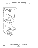 SURFACE UNIT RCK 886-1 (242898) Diagram and Parts List for RS576PXL1  Whirlpool Range