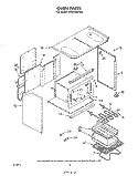 SECTION Diagram and Parts List for RF3210XPW0  Whirlpool Range