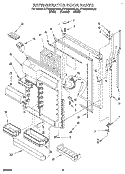 REFRIGERATOR DOOR Diagram and Parts List for KTRS22QDAL00  KitchenAid Refrigerator