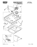 COOKTOP Diagram and Parts List for FES310BQ0  Roper Range