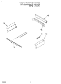 TOP VENTING, OPTIONAL Diagram and Parts List for RS610PXEW2  Whirlpool Range