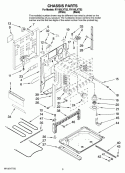 Part Location Diagram of 4005F312-51 Whirlpool Panel, Access