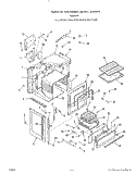 BURNER Diagram and Parts List for S4257W0  Roper Range