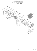 Part Location Diagram of 4381705 Whirlpool PLATE-MTG