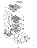 Part Location Diagram of 934037 Whirlpool Shelf, Freezer