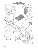 UNIT Diagram and Parts List for 4YED25PWDN00  Whirlpool Refrigerator