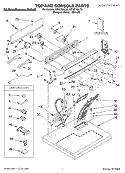 SECTION Diagram and Parts List for KEYS700LT0  KitchenAid Dryer