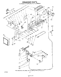ICEMAKER Diagram and Parts List for ET14JMXMWR6  Whirlpool Refrigerator