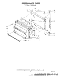FREEZER DOOR Diagram and Parts List for ET18VKXSW00  Whirlpool Refrigerator
