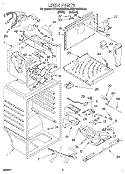 LINER Diagram and Parts List for KTRP18KDAL05  Whirlpool Refrigerator