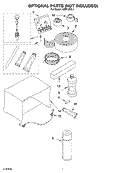 OPTIONAL Diagram and Parts List for ACM102XL1  Whirlpool Air Conditioner