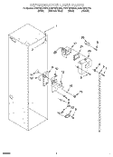 REFRIGERATOR LINER Diagram and Parts List for KSSP36QHT00  KitchenAid Refrigerator
