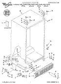 Part Location Diagram of 2198468N Whirlpool GRILLE-ALMOND