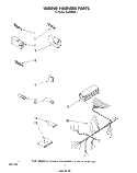 WIRING HARNESS Diagram and Parts List for DU6000XR1  Whirlpool Dishwasher